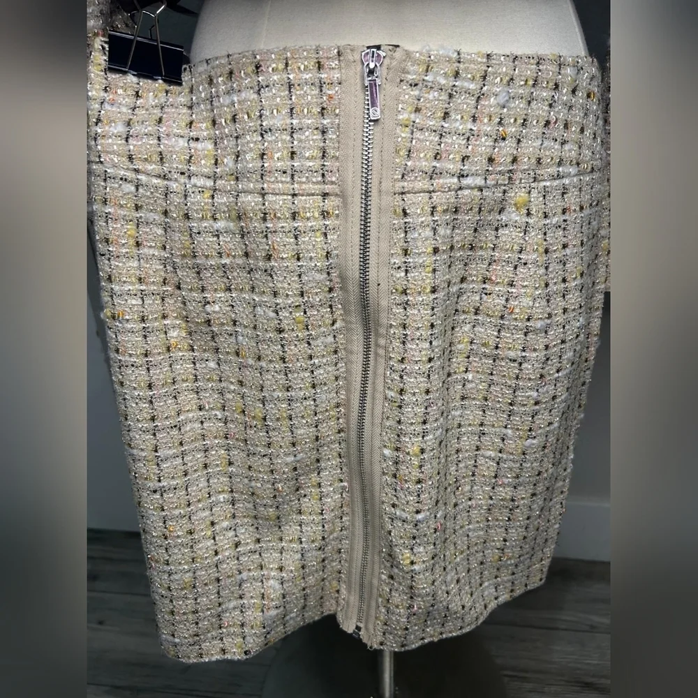 Tory Burch NWT Tweed Nova Skirt Size 10